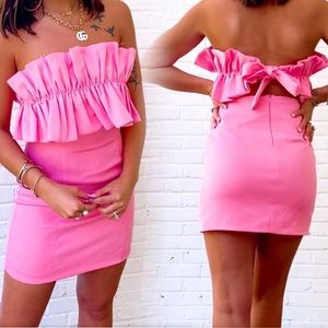 DO+BE hot pink dress. Size small. Worn once